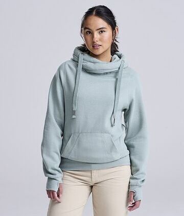 Cross Neck Hoodie