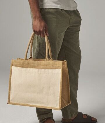Cotton Pocket Jute Shopper